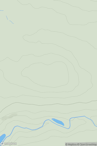 Thumbnail image for Law Hill [Lancashire, Cheshire and S Pennines] showing contour plot for surrounding peak